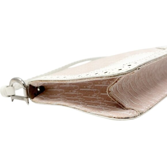 Christian Dior Vintage 2004 Trotter Monogram Logo Shoulder Bag Pink [106427] - Picture 9 of 13